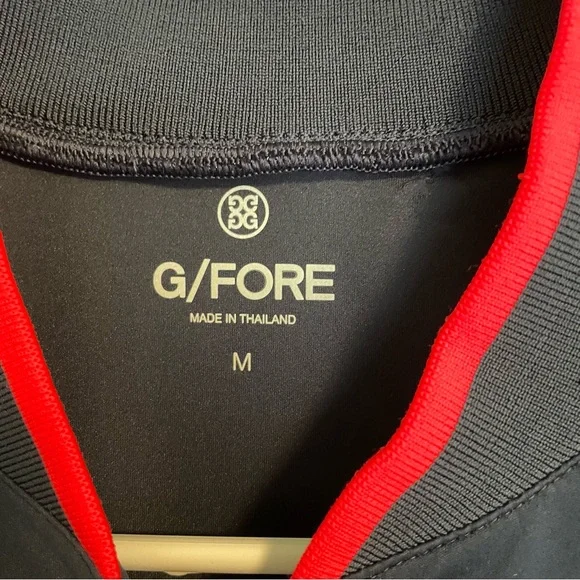 G/FORE Men's Golf Quarter-Zip Pullover Windbreaker Size Medium in Twilight FLAW - Picture 8 of 11